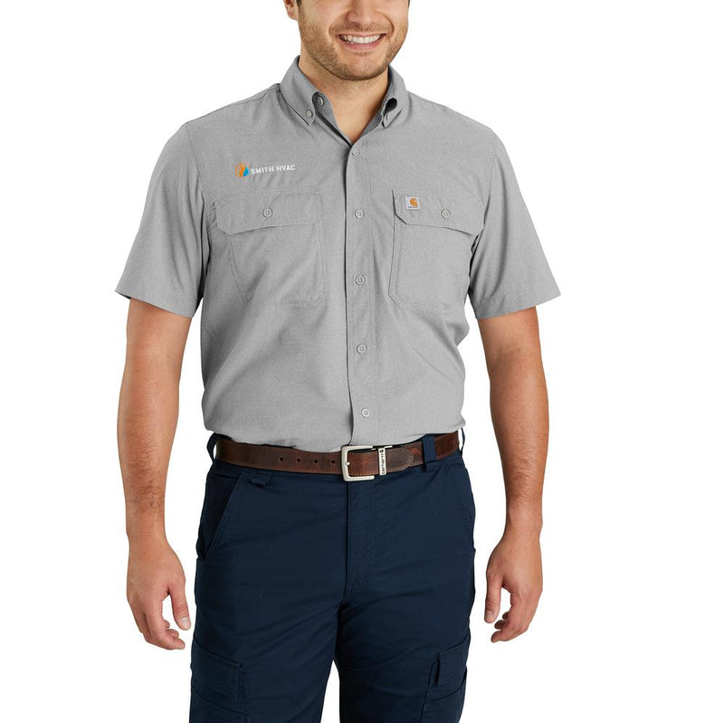 105292 - Carhartt Force Relaxed Fit Lightweight Short-Sleeve Button Down Shirt