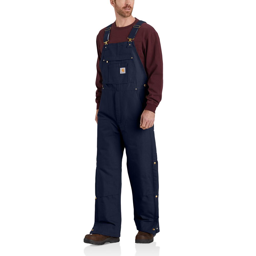 106672 - Carhartt Men's Loose Fit Firm Duck Insulated Bib Overall (Stocked In USA)*