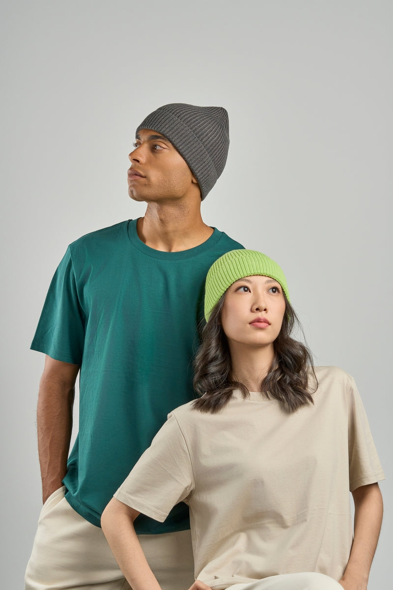 ANDY - Atlantis Fine Rib Knit Beanie with Cuff (Stocked In Canada)