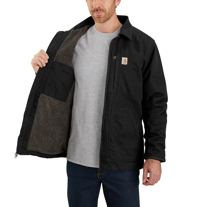 104293 - Carhartt Loose Fit Washed Duck Sherpa Lined Coat