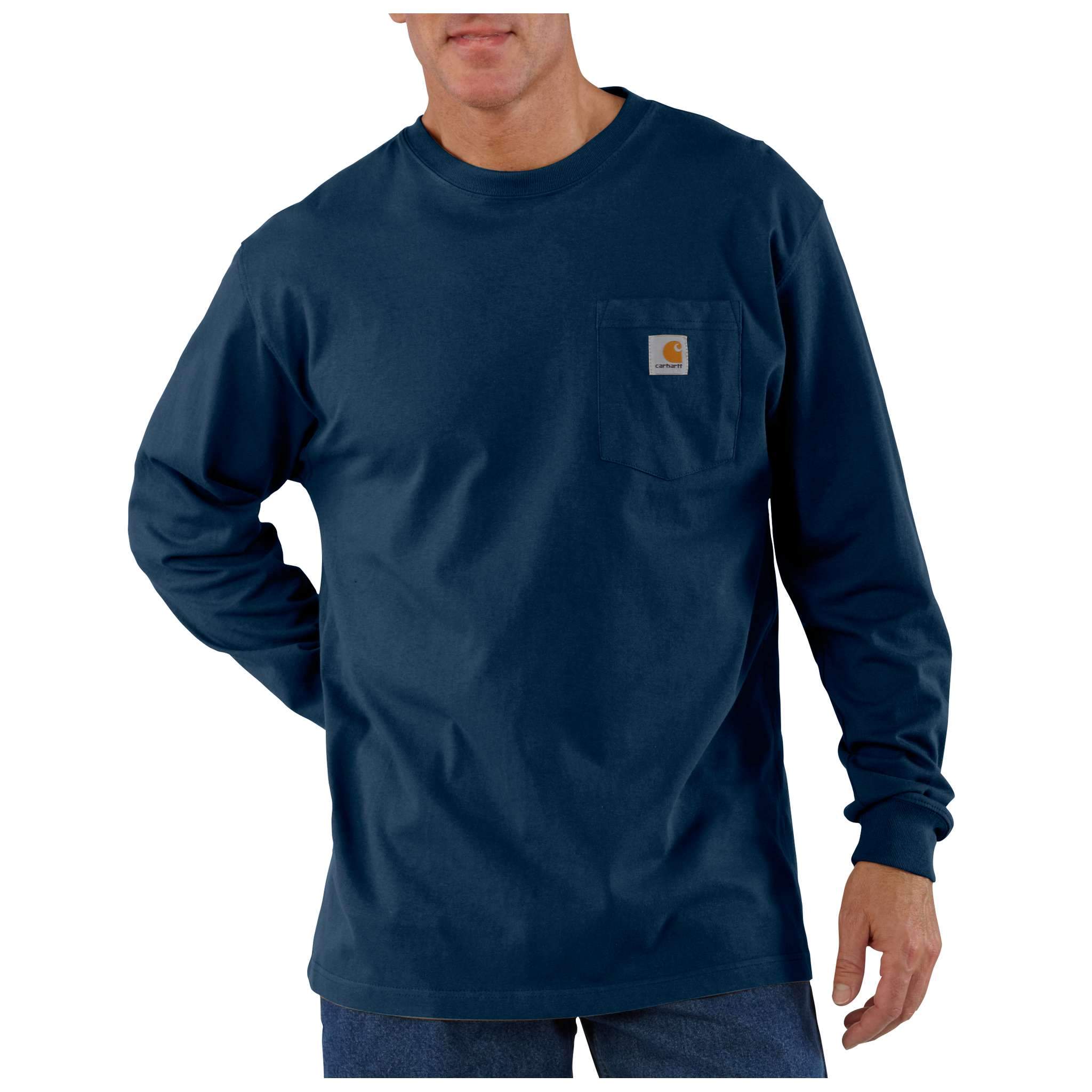 K126 - Carhartt Workwear Pocket Long-Sleeve T-Shirt (Stocked In Canada)*