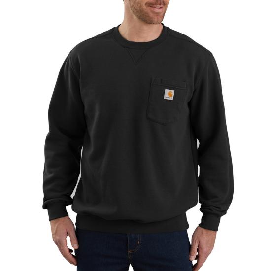 103852 LOOSE FIT MIDWEIGHT CREWNECK POCKET SWEATSHIRT CLEARANCE