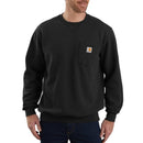 103852-LOOSE FIT MIDWEIGHT CREWNECK POCKET SWEATSHIRT (CLEARANCE)