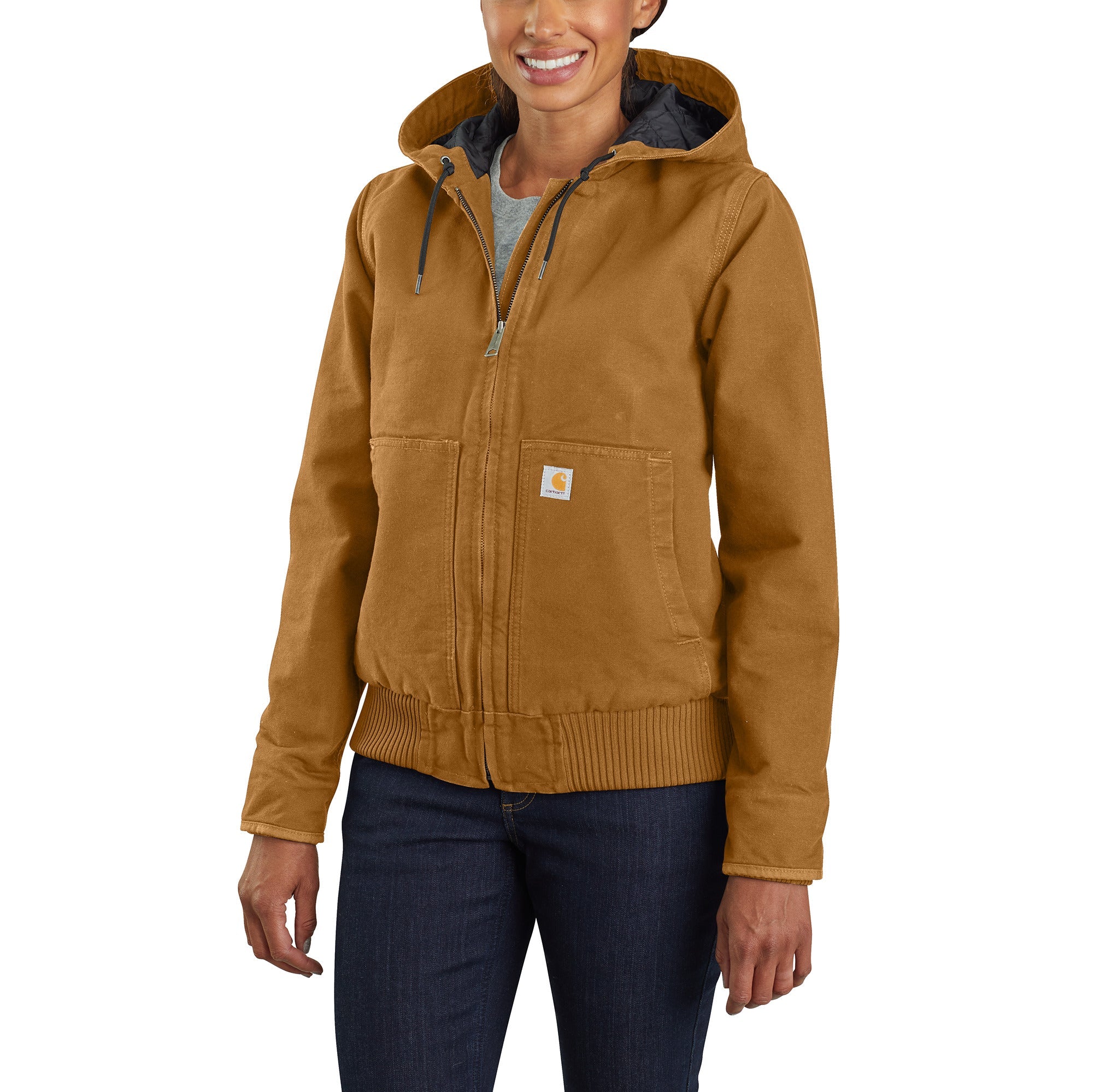 104053 - Carhartt Women's Loose Fit Washed Duck Insulated Active Jac (