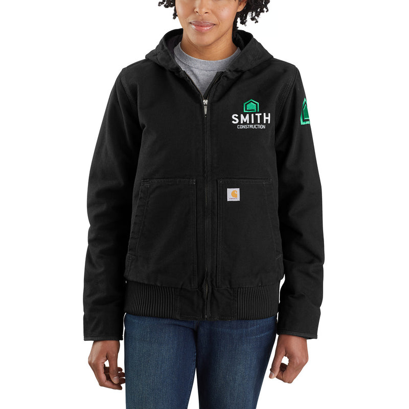 104053 Carhartt Women s Loose Fit Washed Duck Insulated Active Jac