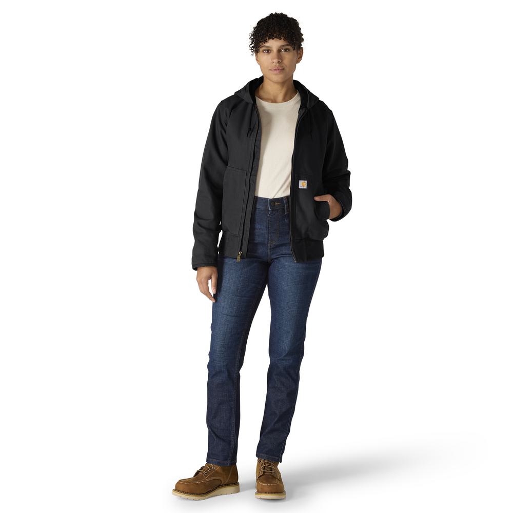 104053 - Carhartt Women's Loose Fit Washed Duck Insulated Active Jac (Stocked In Canada)*