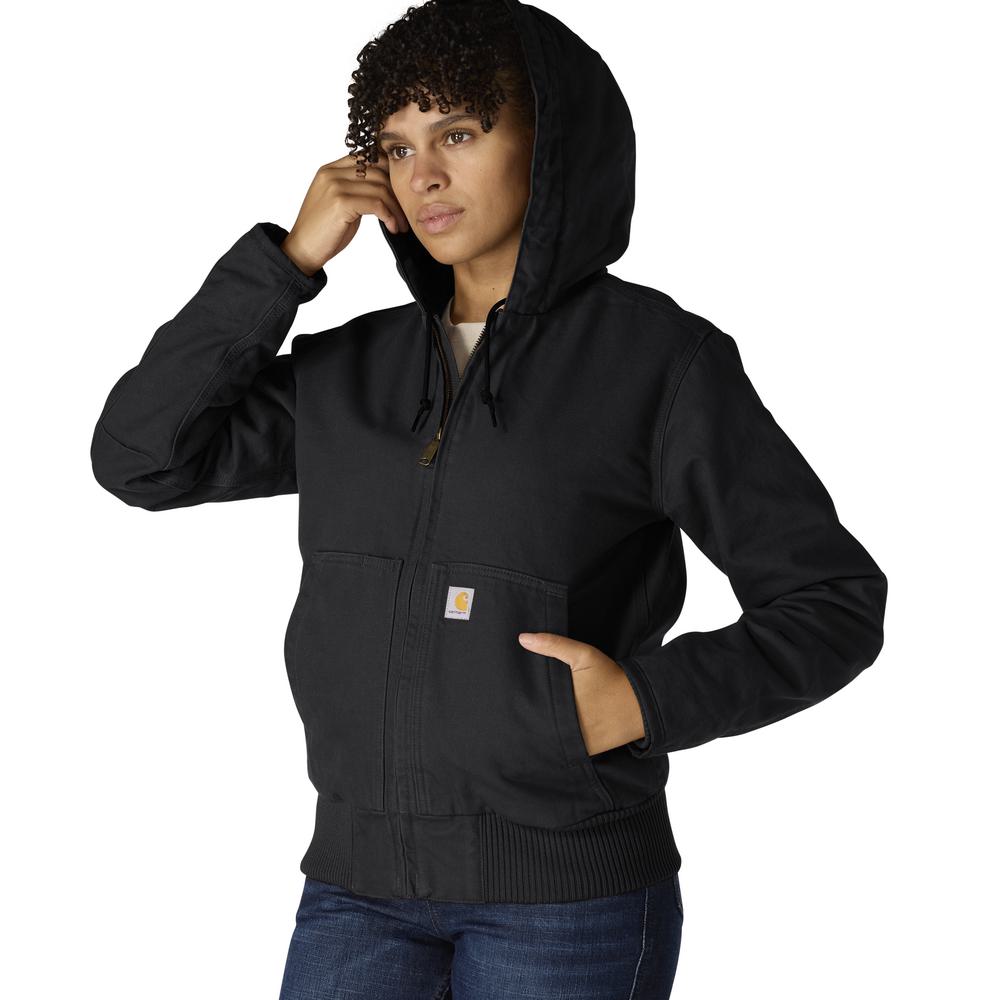 104053 - Carhartt Women's Loose Fit Washed Duck Insulated Active Jac (Stocked In Canada)*