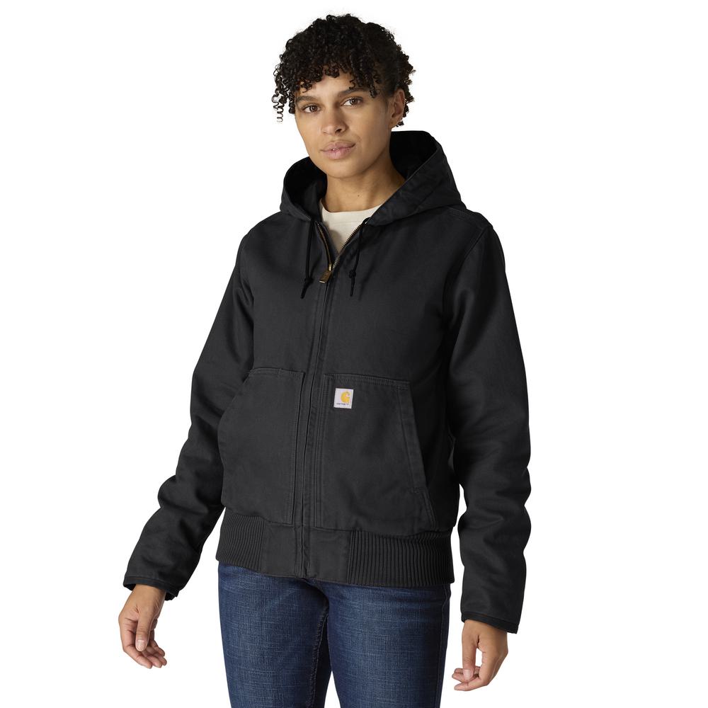 104053 - Carhartt Women's Loose Fit Washed Duck Insulated Active Jac (Stocked In Canada)*