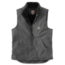 104277- Carhartt Washed Duck Sherpa Lined Mock Neck Vest (Stocked In USA)