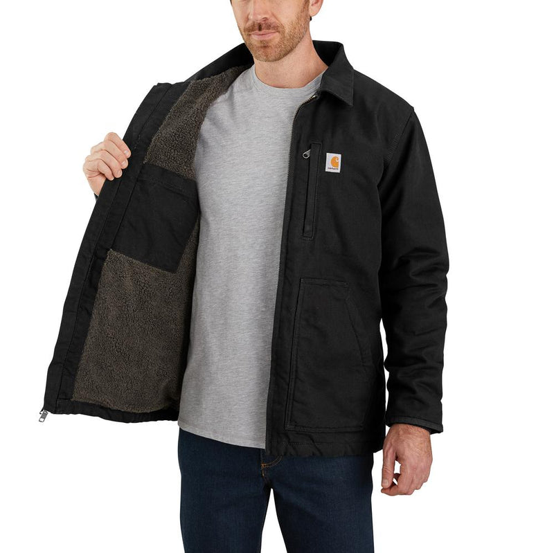 104293 - Carhartt Loose Fit Washed Duck Sherpa Lined Coat (Stocked In Canada)