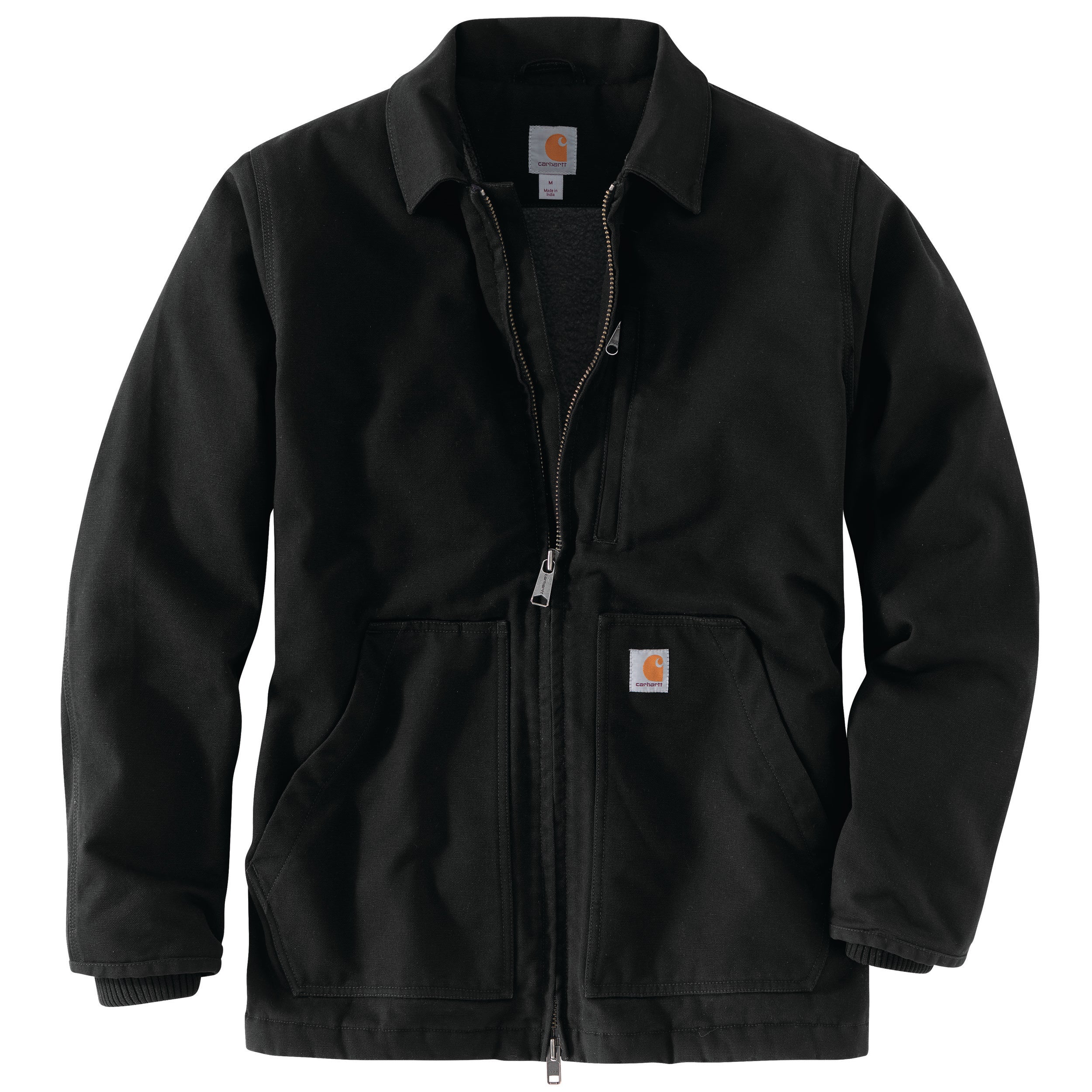 り*ん様 Carhartt WASHED DUCK SHERPA LINED J M Sherpa-Lined Jacket - Relaxed Fit - Washed Duck - 3 Warmest