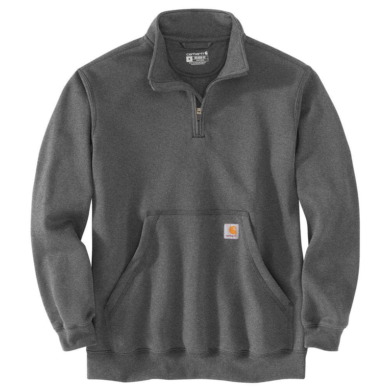 105294 - Carhartt Loose Fit Midweight 1/4 Zip Mock Neck Sweatshirt (Stocked In USA)