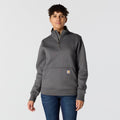 105295 - Carhartt Relaxed Fit Midweight 1/4 Zip Mock Neck Sweatshirt (Stocked In USA)
