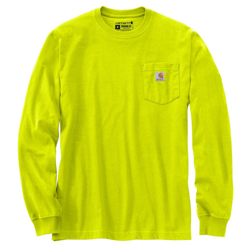 K126 - Loose Fit Heavyweight Long-Sleeve Pocket T-Shirt (Stocked In USA)