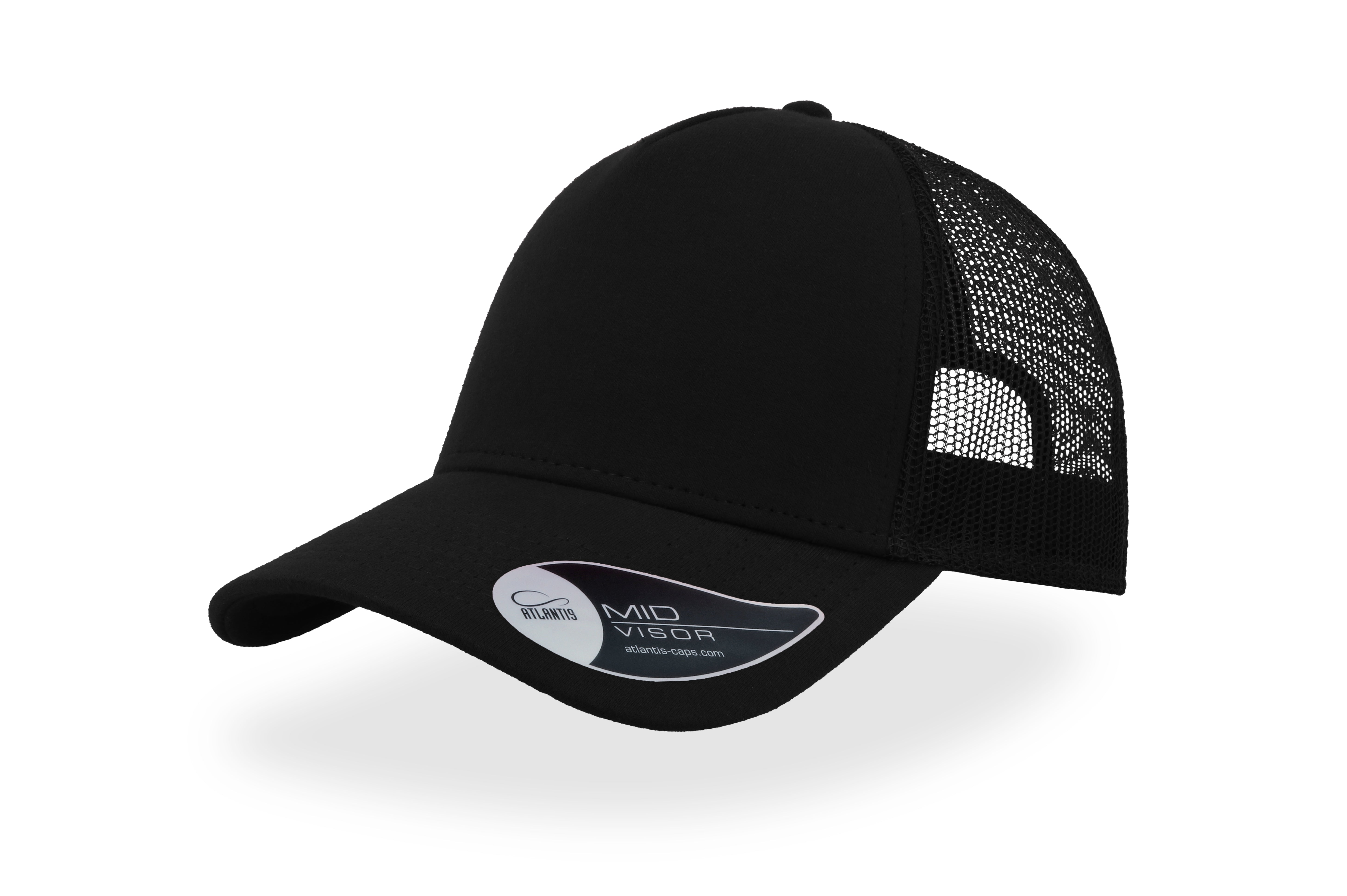 Back Cap Rapper RAPPER JERSEY Atlantis Mesh Back Trucker Hat (Stocked In Canada)