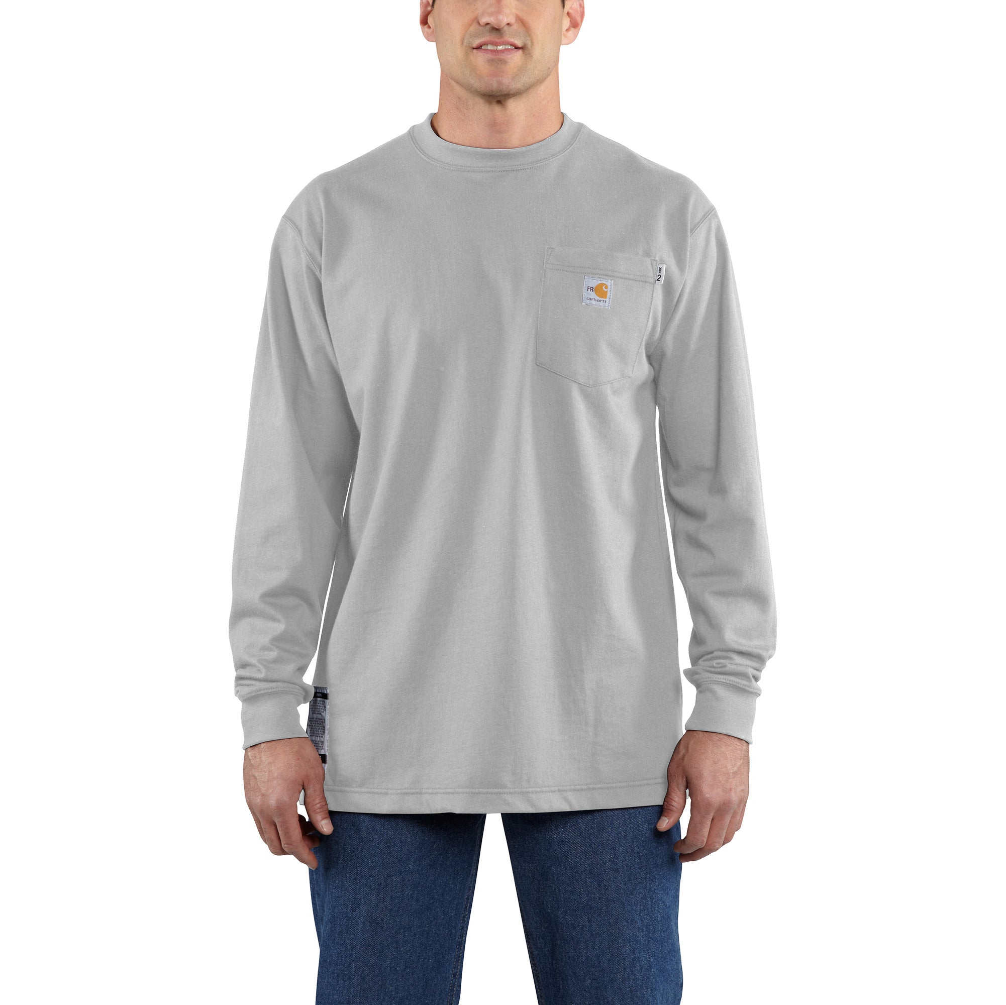 100235 - Carhartt FR Force Cotton Long Sleeve T-Shirt (Stocked In USA)