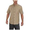 103555 - Carhartt Rugged Flex® Relaxed Fit Midweight Canvas Short Sleeve Shirt (CLEARANCE)