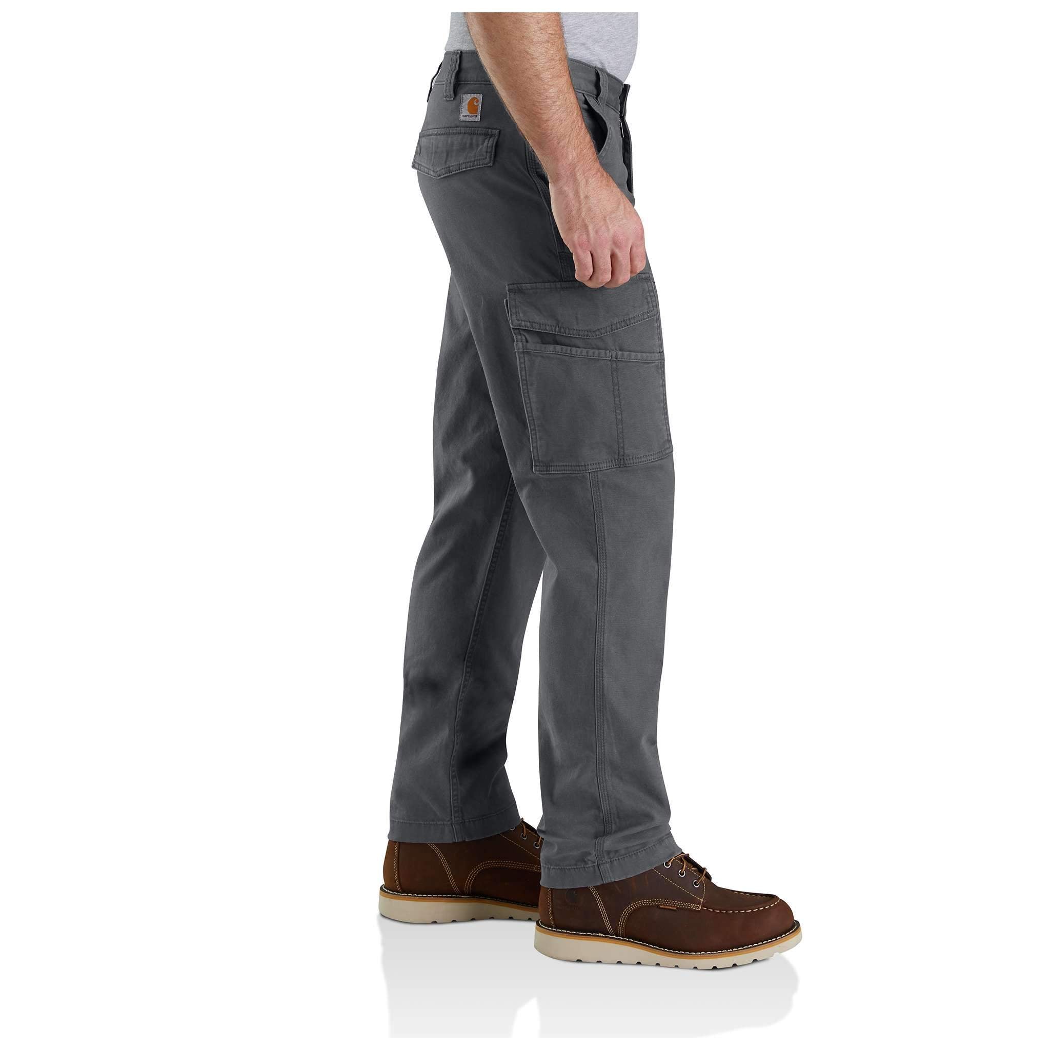103574 - Carhartt Rugged Flex® Relaxed Fit Canvas Cargo Work Pant (Sto