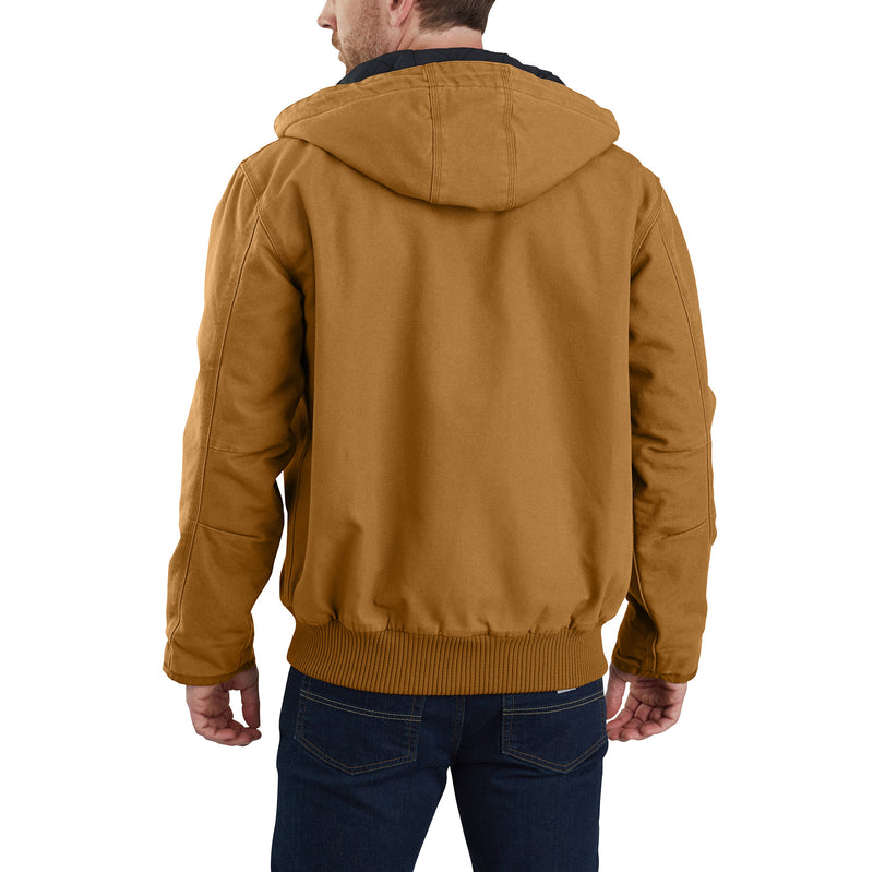 104050 - Carhartt Loose Fit Washed Duck Quilt Lined Active Jac (Stocked In Canada)