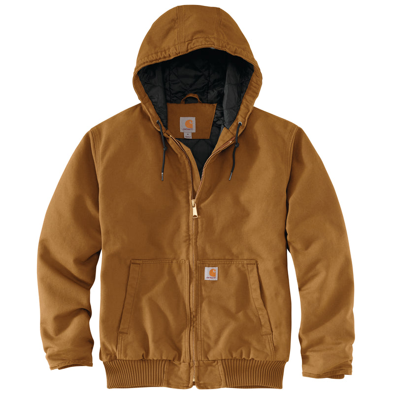 104050 - Carhartt Loose Fit Washed Duck Quilt Lined Active Jac (Stocked In Canada)