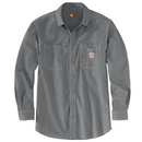 104138 - Carhartt FR Force Original Fit Lightweight Long Sleeve Button Shirt (Stocked In USA)
