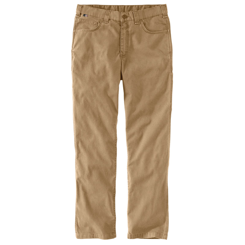 104204 - Carhartt FR Rugged Flex Relaxed Fit Canvas Work Pant (Stocked In USA)