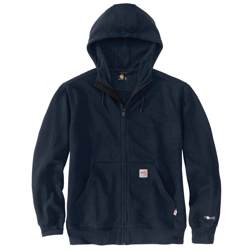 104982 - Carhartt Flame Resistant Force Original Fit Midweight Hooded Zip Front Sweatshirt (Stocked in USA)