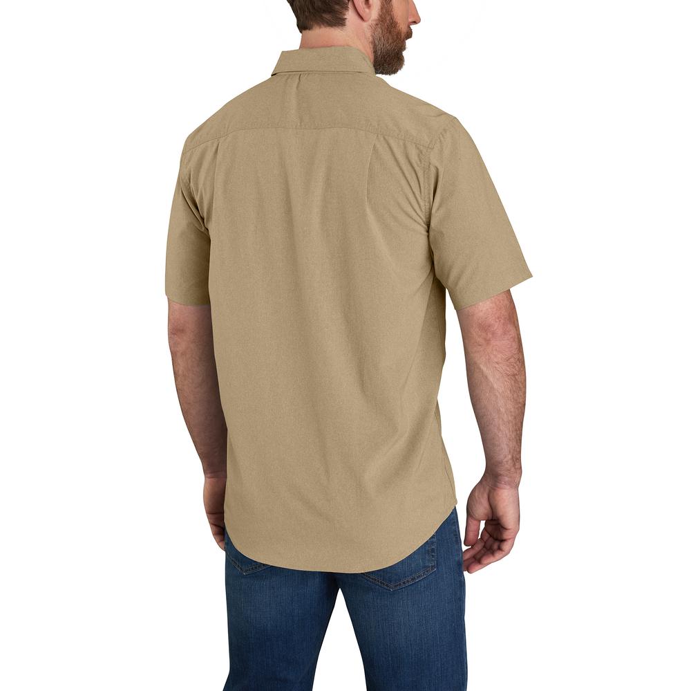 105292 - Carhartt Force Relaxed Fit Lightweight Short-Sleeve Button Down Shirt (Stocked In USA)*