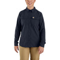 105538 - Carhartt Women's Force Relaxed Fit Lightweight Long-Sleeve Button Down Shirt (Stocked In USA)