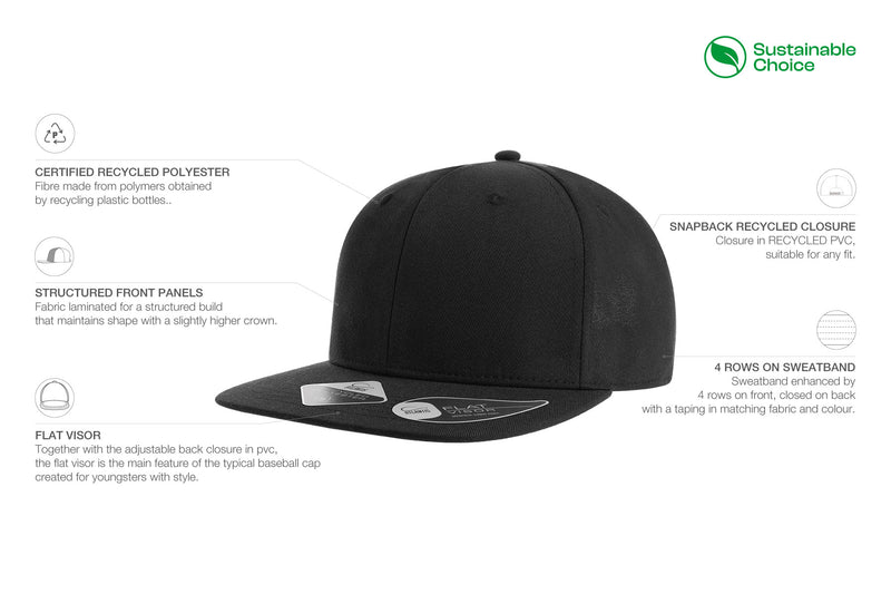 JAMES - Atlantis Flat Brim Snap Back