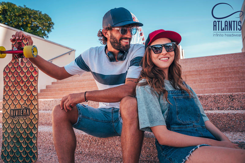 SONIC - Atlantis Mesh Back 6 Panel Trucker Style Cap (Stocked In Canada) (A)