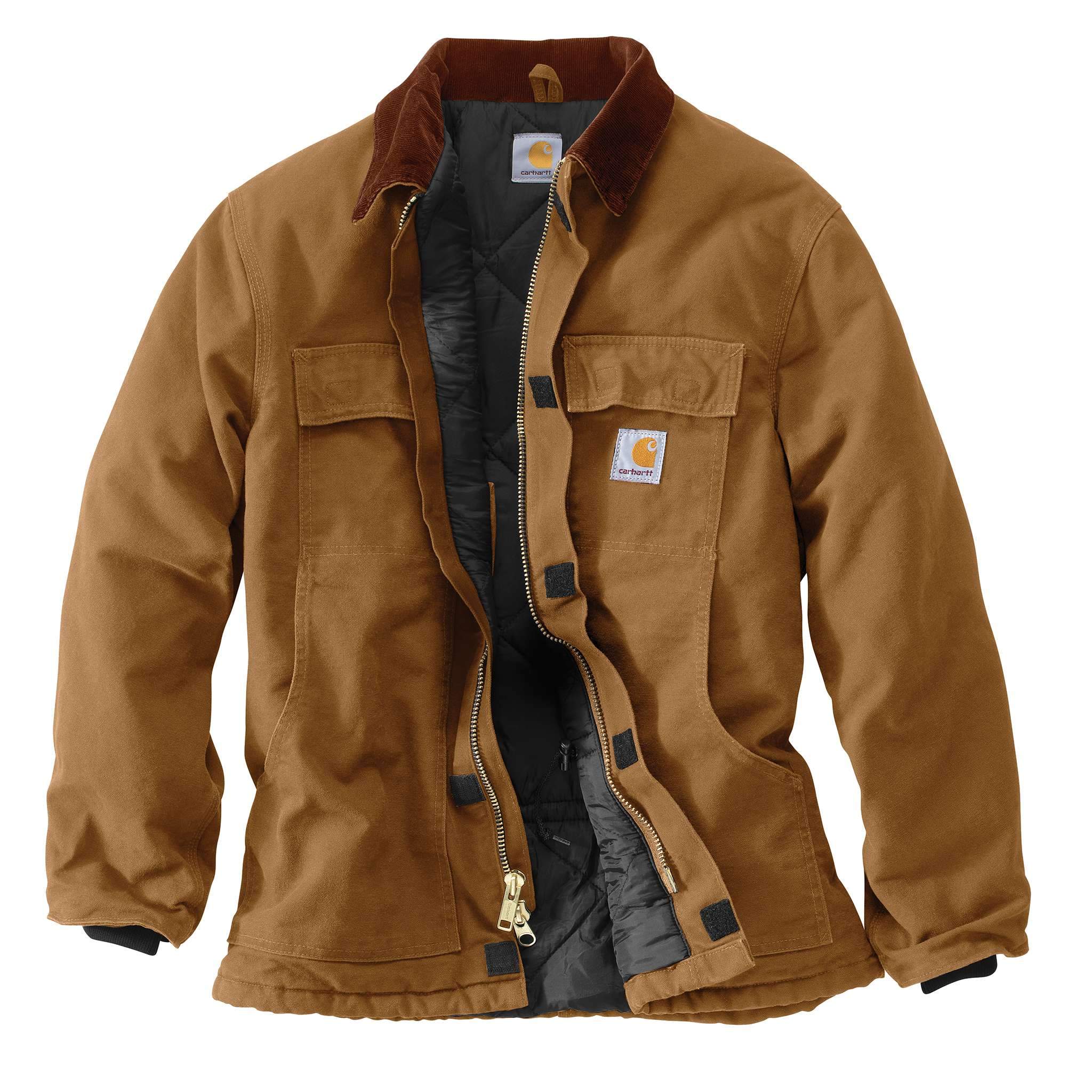 106674 - Carhartt Loose Fit Firm Duck Insulated Traditional Coat (Stoc