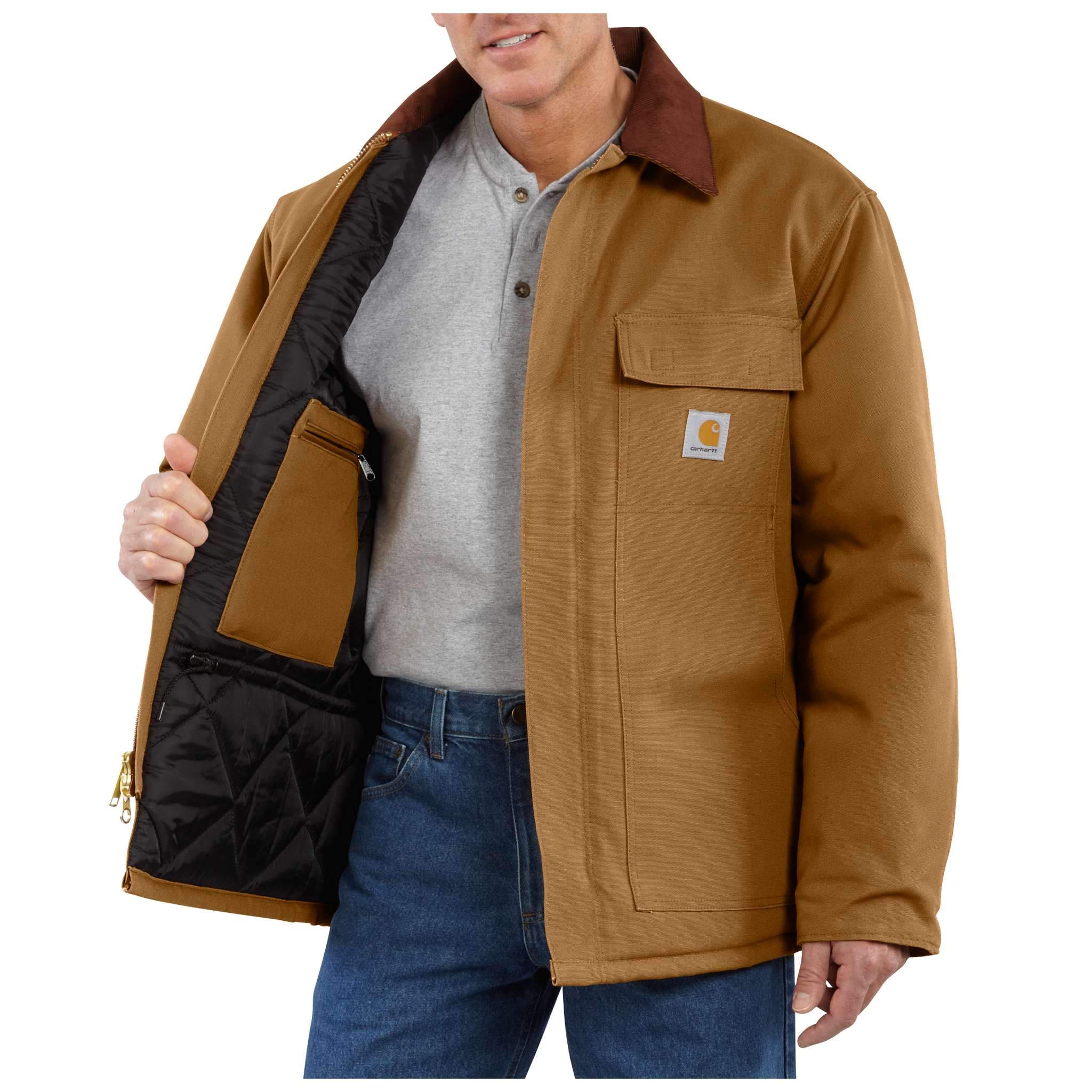 106674 - Carhartt Loose Fit Firm Duck Insulated Traditional Coat (Stoc 106674 - Carhartt Loose Fit Firm Duck Insulated Traditional Coat (Stoc