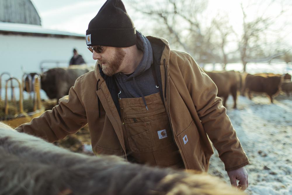 104050 - Carhartt Loose Fit Washed Duck Quilt Lined Active Jac (Stocked In Canada)*