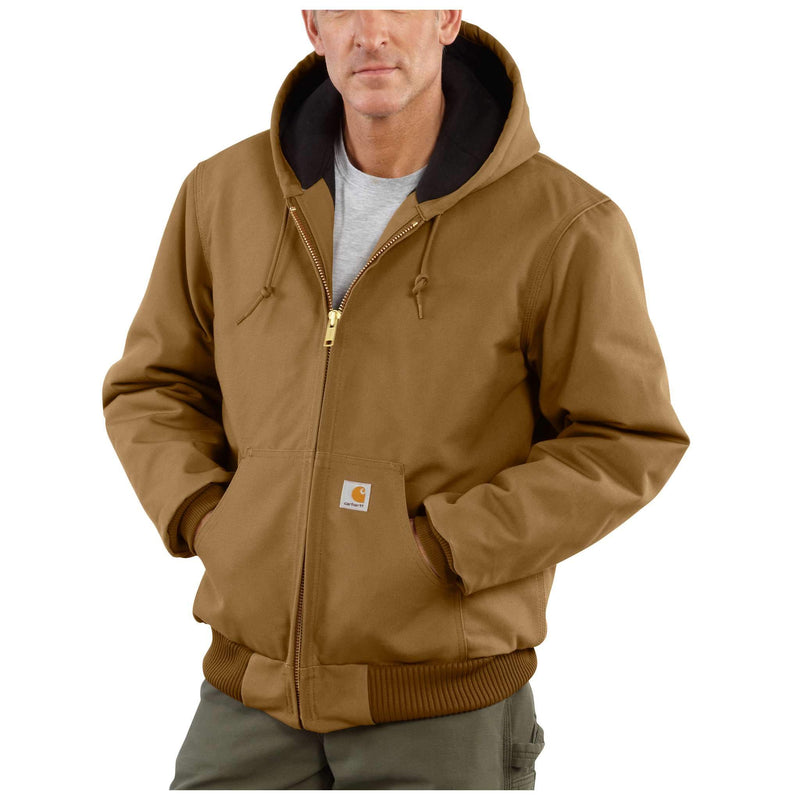 J140 - Carhartt Loose Fit Firm Duck Insulated Flannel-Lined Active Jac (Stocked in USA)
