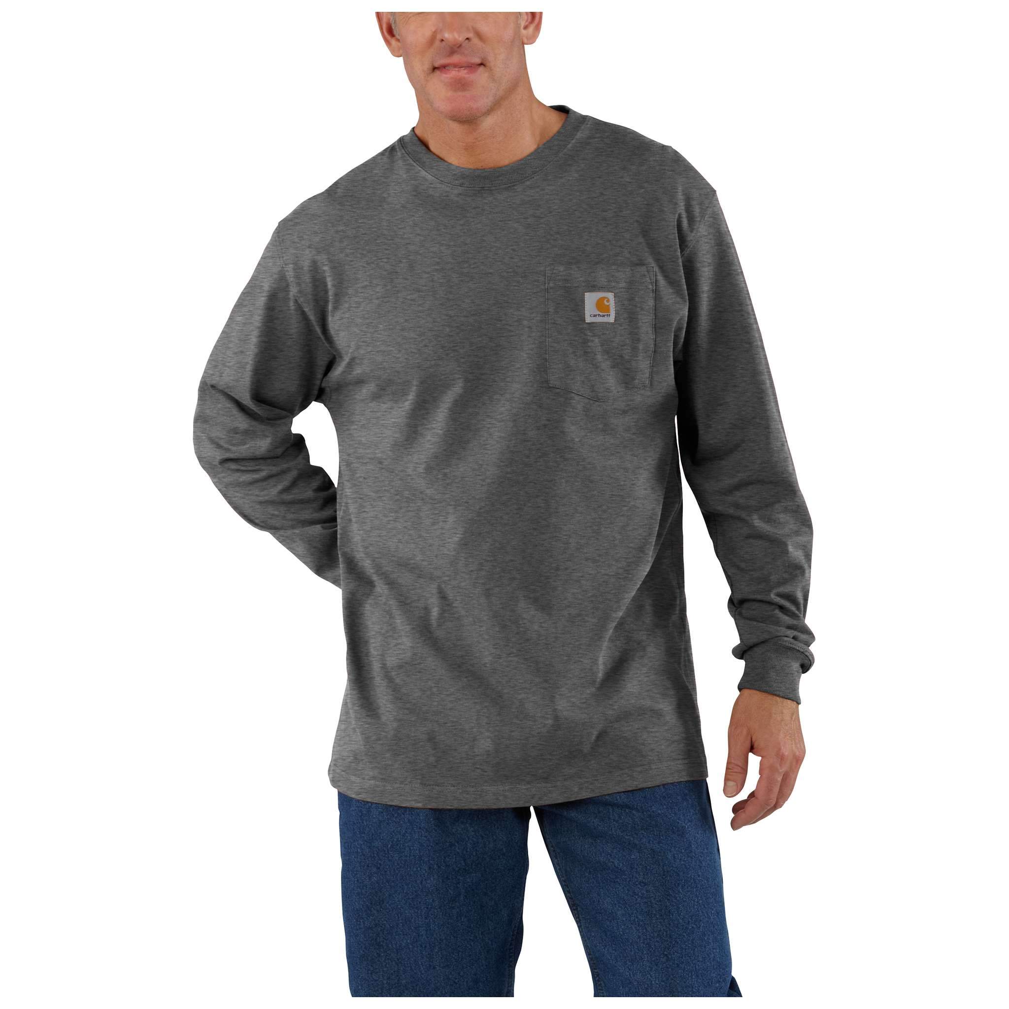 K126 - Carhartt Workwear Pocket Long-Sleeve T-Shirt (Stocked In Canada)*
