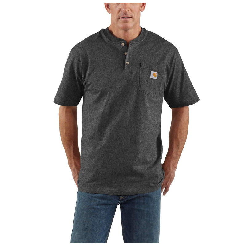 K84 - Carhartt Loose Fit Heavyweight Short-Sleeve Pocket Henley T-Shirt